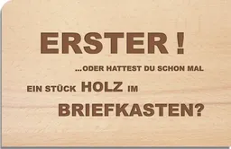 holzpost holzpost Holzpostkarte "Erster" – Produktbild 1 von 1
