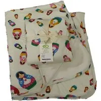 ege organics ege organics Babydecke Bio-Baumwolle Erstlingsdecke Kuscheldecke 85x100cm, Matrrojoschka, – Produktbild 1 von 1