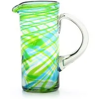 GLOBO Fair Trade GLOBO Fair Trade Krug LIMONADA aus Recyclingglas, mundgeblasen, verschiedene Designs, Mangrove, – Produktbild 1 von 1