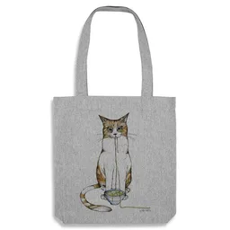 LIGARTI LIGARTI Jutebeutel – Ramenkatze – Produktbild 1 von 1