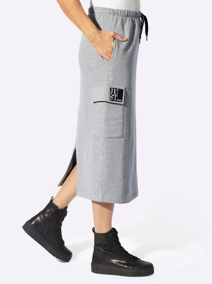 Witt Witt A-Linien-Rock Sweatrock, Grau, – Produktbild 5 von 5