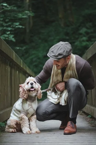 Wooliie Wooliie Sand Rift – Hundepullover aus 100 % Merinowolle mit Zopfmuster & pflanzlicher Färbung – Produktbild 2 von 3