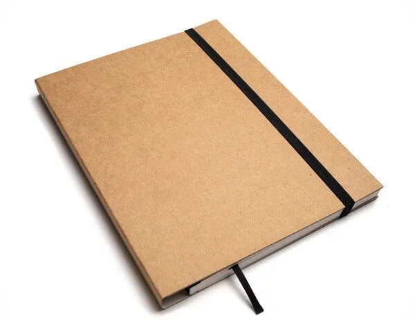 tyyp tyyp Notizbuch A5 Schweizer Broschur – 100% Recyclingpapier, Craft, – Produktbild 1 von 4
