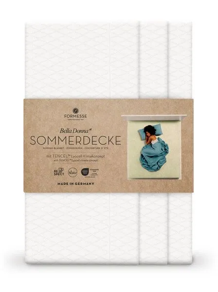 formesse formesse Bella Donna SET Sommerdecke + 1 x Kissenbezug, Wollweiss 0114, – Produktbild 1 von 4