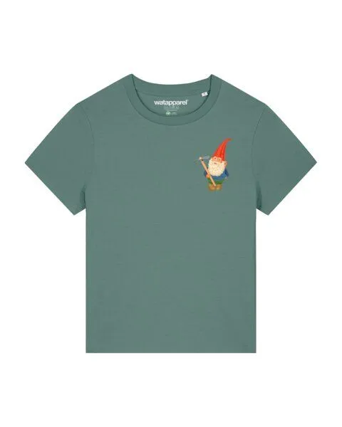 watapparel watapparel T-Shirt Frauen Gartenzwerg, Green bay, – Produktbild 1 von 3