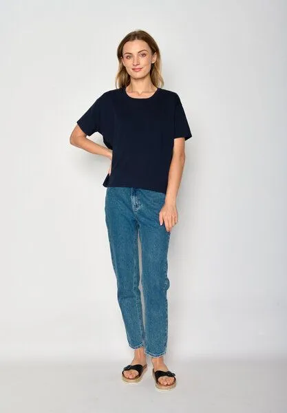 GreenBomb GREENBOMB Basic T-Shirt Feel, Navy, – Produktbild 4 von 4