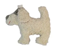 Pat und Patty Pat und Patty Greifling mit Rassel "Hund" weiss , 100 % Baumwolle-kbA – Produktbild 1 von 1