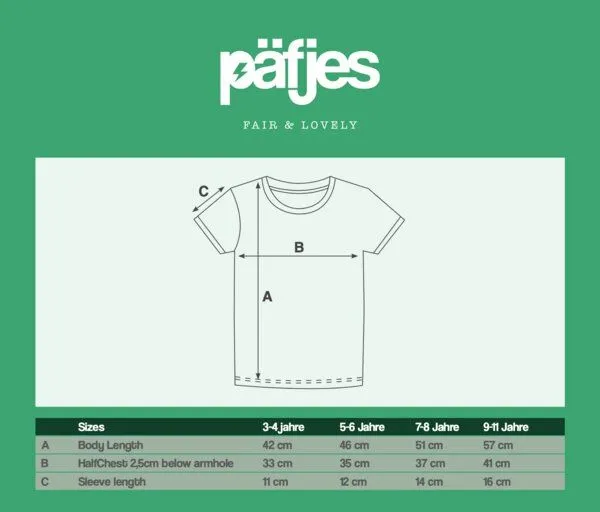 päfjes päfjes Harry der Eulen Cowboy - Kinder Shirt - fair gehandelt - Bio - Natur/Braun, Natur, – Produktbild 3 von 3