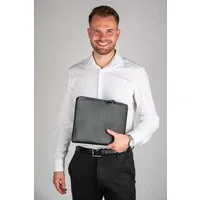 GREVIRO GREVIRO Tablet Tasche aus Kaktusleder (vegan) - für iPad, Surface & Galaxy Modelle, Schwarz, – Produktbild 1 von 1