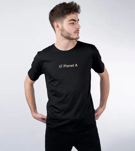 Gary Mash GARY MASH Shirt Planet A aus Modal®-Mix, Schwarz, – Produktbild 1 von 1