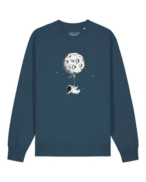 watapparel watapparel Sweatshirt Unisex Funny Spaceman, Stargazer, – Produktbild 1 von 2