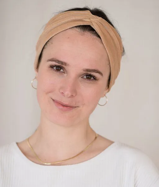 obumi obumi Haarband Bow aus Bio Samt, Beige, – Produktbild 2 von 4