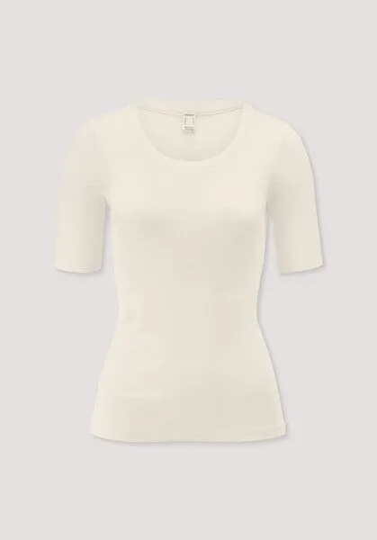 hessnatur hessnatur T-Shirt PURE FUNCTION aus Bio-Merinowolle mit Seide, Natur, – Produktbild 3 von 4