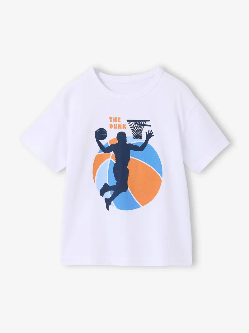 Vertbaudet Jungen T-Shirt, Weiß, – Produktbild 1 von 3