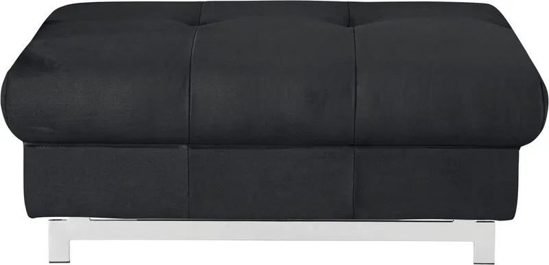 COTTA Hocker Chef, mit edlen Metallfüßen, Schwarz, – Produktbild 5 von 5