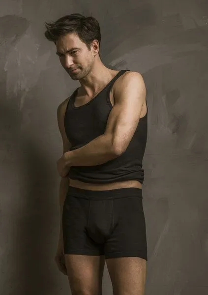 Haasis Bodywear Haasis Bodywear Herren Pants Feinripp 3er Pack, Schwarz, – Produktbild 2 von 4