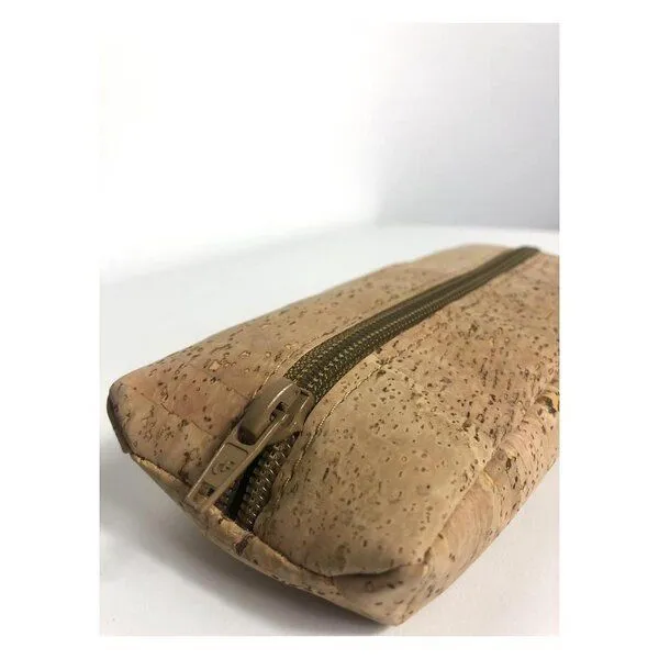 Kork-Deko Kork-Deko Kork-Mäppchen 19×7×4 cm – kleine Kosmetiktasche & Federmäppchen, vegan – Produktbild 1 von 4