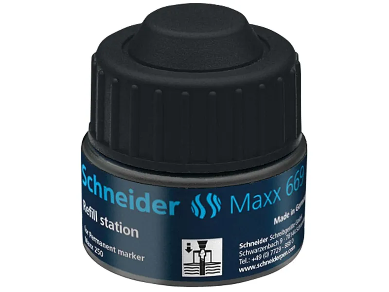 Schneider Schneider Nachfülltinte 669 für Permament-Marker "Maxx 250" schwarz – Produktbild 1 von 1