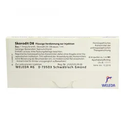 Weleda Skorodit D8 Ampullen – Produktbild 1 von 1