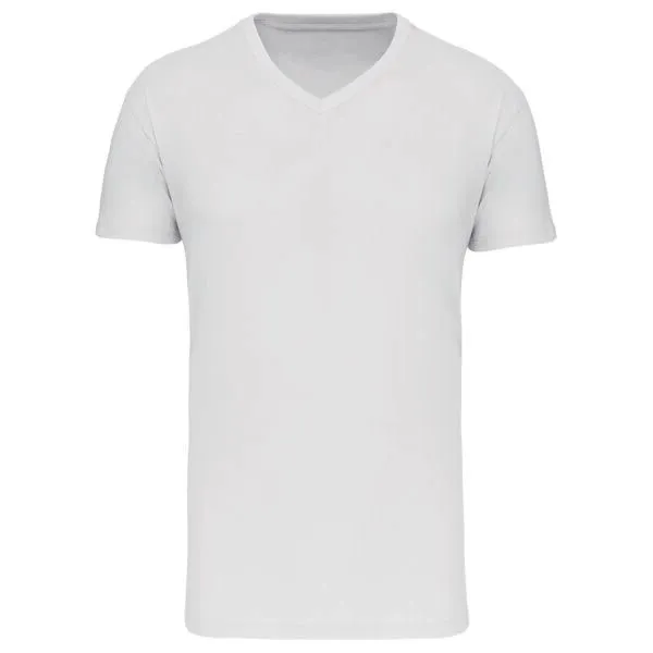 Greenspired Greenspired Basic Unisex Bio V Neck T- Shirt 145 g/m² S - 5 XL, Weiss, – Produktbild 1 von 1