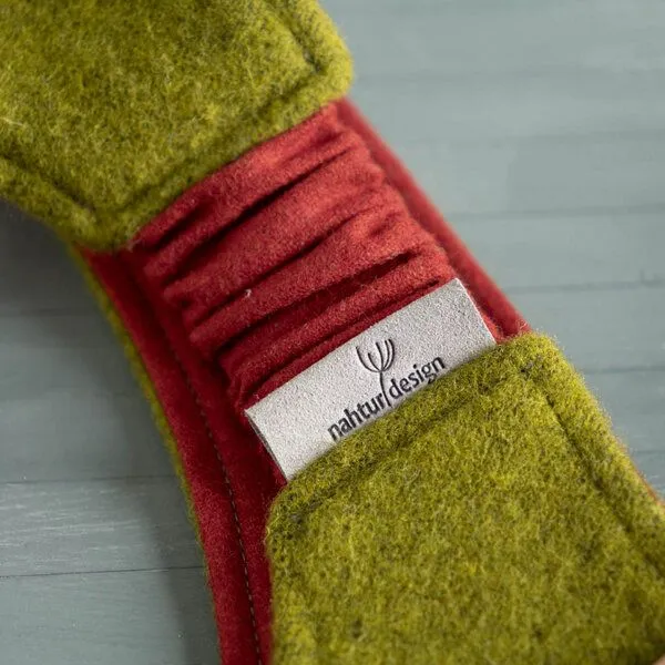 nahtur-design nahtur-design Ohrenwärmer | Stirnband aus Flauschloden | Wendefunktion, Moos_01 (grün), – Produktbild 5 von 5