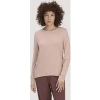 hessnatur hessnatur Langarm Schlafshirt Regular PURE FLOW aus TENCEL Modal, Cremerosa, – Produktbild 1 von 1