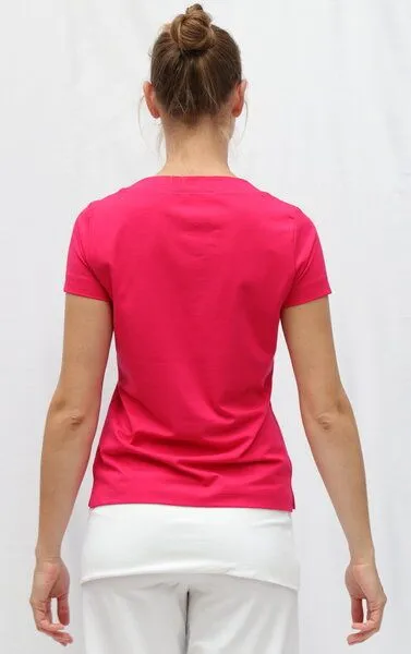 ESPARTO ESPARTO V-Shirt Farishta, Raspberry, – Produktbild 4 von 4