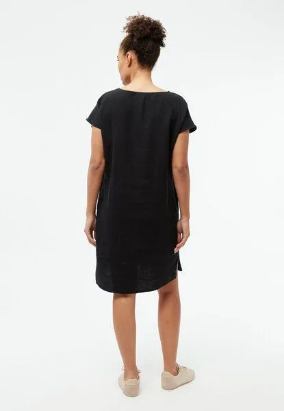 Givn Berlin Givn Berlin Kurzes Kleid GBMABEL aus Leinen, Black (linen), – Produktbild 3 von 4