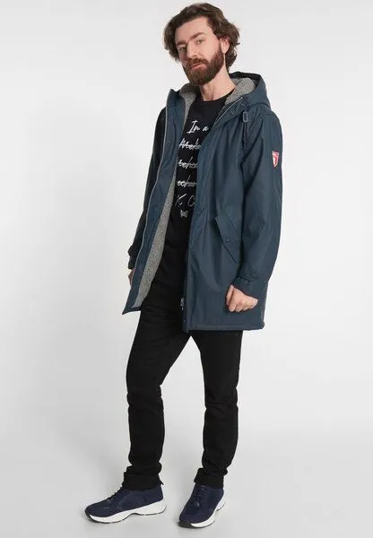 derbe derbe Regenjacke „Trek Cozy Rc“, Navy, – Produktbild 3 von 3