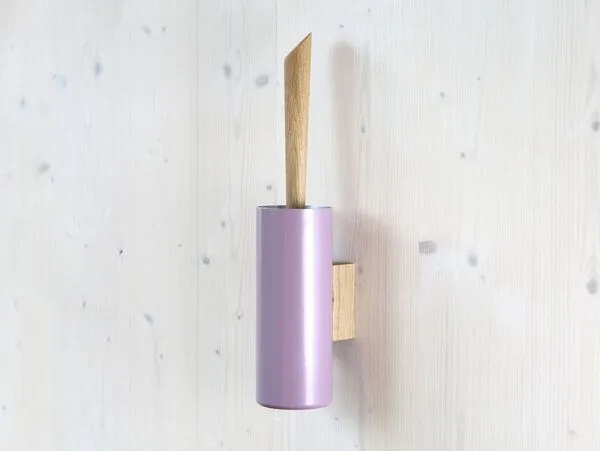 werkvoll by Lena Peter werkvoll by Lena Peter Holz Wand WC-Bürste FIRE, Violett, – Produktbild 2 von 5