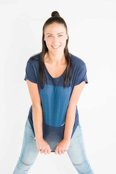Maishameanslife Maishameanslife Uhuru - Frauen Bio T-shirt, Blau, – Produktbild 3 von 3