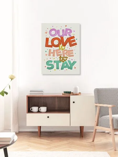 Photocircle Photocircle Poster / Leinwandbild - Our Love Is Here To Stay – Produktbild 3 von 4