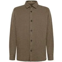 KnowledgeCotton Apparel KnowledgeCotton Apparel Langarm-Hemd Loose houndtooth overshirt – Produktbild 1 von 1