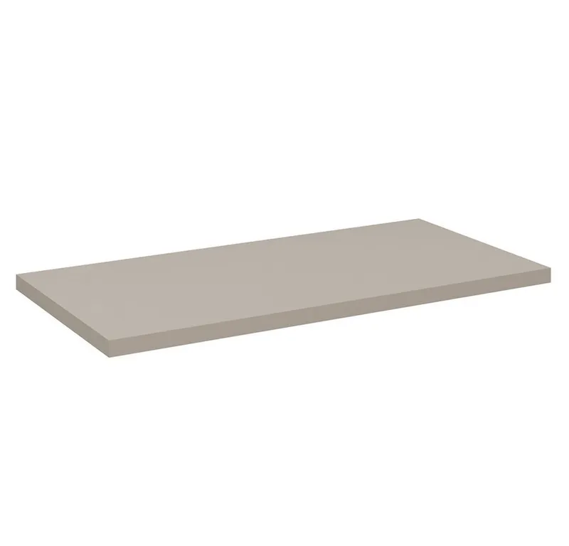 Lomadox Waschtischplatte NEWPORT-56-CASHMERE, Abdeckplatte, kaschmir, ca. 80x40cm, Beige|weiß, – Produktbild 1 von 3