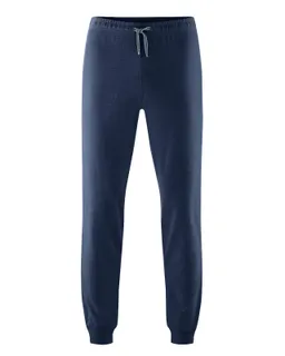 HempAge Hempage Herren vegan Unisex Schlafhose Relax In Marineblau – Produktbild 1 von 1