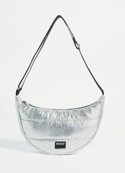WOUF Wouf Quilted Collection Crossbody Bag -Glossy Silver – Produktbild 1 von 1