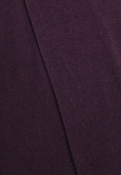 MELA MELA Jacquard Strick Schal Style ASMEE aus 100% Bio-Baumwolle, Elderberry melange, – Produktbild 5 von 5