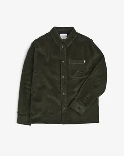 Rotholz Rotholz Herren vegan Shirt Cord Dunkelgrün – Produktbild 1 von 1