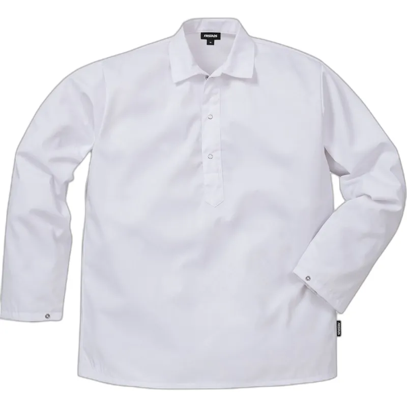 Fristads Langarmshirt Fristads Alimentaire 7000 P159, Blanc, – Produktbild 2 von 2