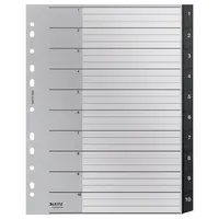Leitz Leitz Recycle Register, PP, extrabreit, 1-10 – Produktbild 2 von 2