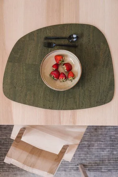 Clarissakork Clarissakork Tischset Koa, Olive, – Produktbild 1 von 1