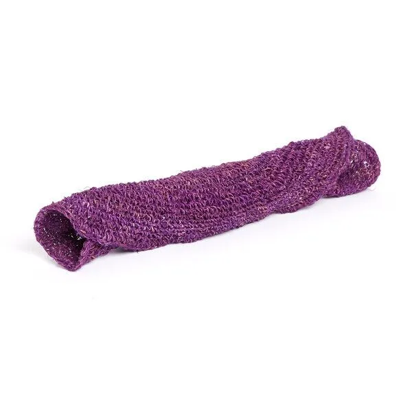 short'n'pietz short'n'pietz gehäkelter Sommerhut aus reinen Hanffasern, Lila, – Produktbild 3 von 4