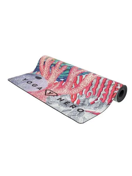 Yoga Hero Yoga Hero Yogamatte Classic 3,5mm mit Tragegurt, Ocean (bunt), – Produktbild 2 von 4