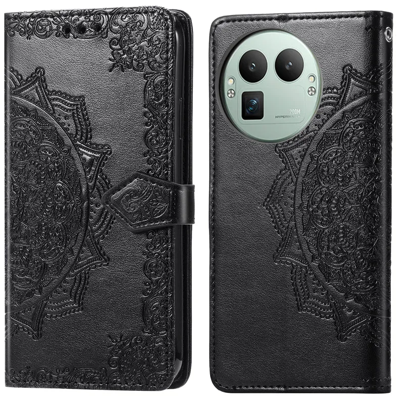 imoshion imoshion Mandala Klapphülle für das Realme GT 8 Pro, Schwarz, – Produktbild 1 von 1
