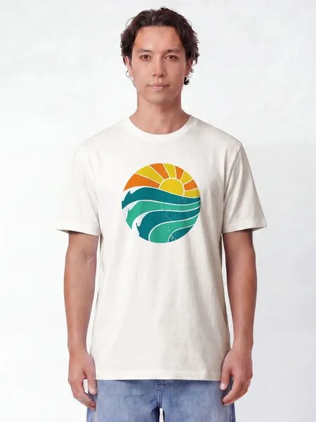watapparel watapparel T-Shirt Unisex Summer Sun, Off white, – Produktbild 2 von 2
