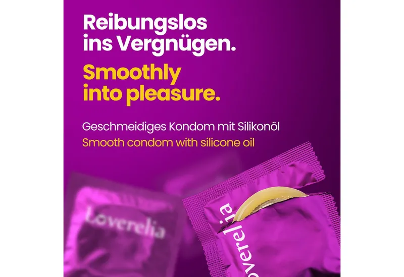 Loverelia Kondome STRONG, extra starke Kondome, Wandstärke 0,09-0,11mm - vegan - 53mm – Produktbild 5 von 5
