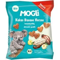 MOGLi MOGLi Bio-Kakao-Banane Herzen aus Maisgrieß, 30 g – Produktbild 1 von 1