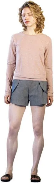 FORMAT FORMAT LENE longsleeve, Rosa, – Produktbild 2 von 3