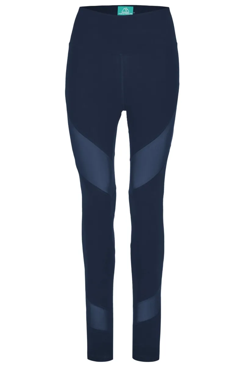 nice to meet me nice to meet me Damen vegan Energy Legging Mesh Night Sky, Extra dunkelblau, – Produktbild 2 von 2