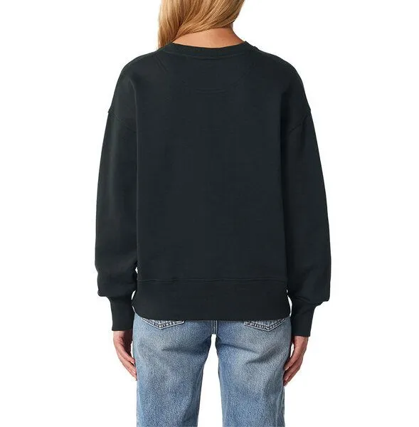 YTWOO YTWOO Lässiges Sweatshirt in Bio-Qualität, Pullover, Sweater, Unisex, Schwarz, – Produktbild 1 von 3